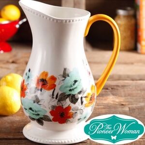 The Pioneer Woman Flea Mkt Deco Floral 2Qt Pitcher